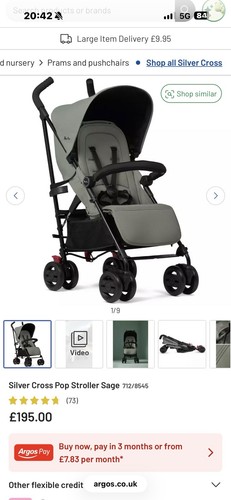 Silver cross pop 2 - pop, pushchair